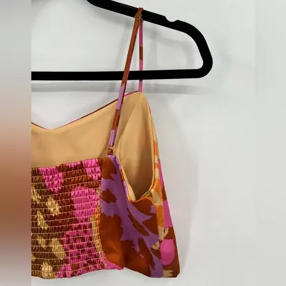 Christian Lacroix Crop Top Colorful Animal Print Art Ruched Back Y2K Size Large - Picture 7 of 13